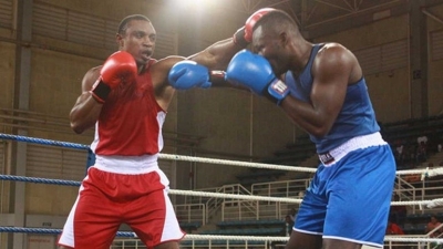 Tumba Silva (de vermelho) e Ferdinando Pedro