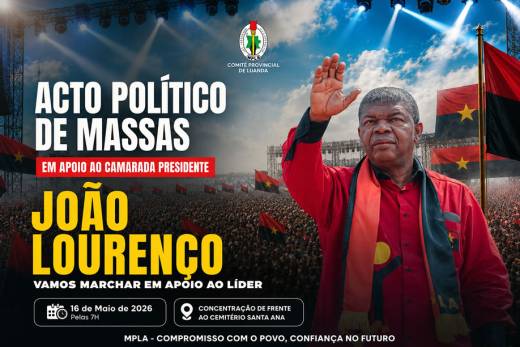 MPLA realiza acto de massas em apoio à recandidatura de João Lourenço