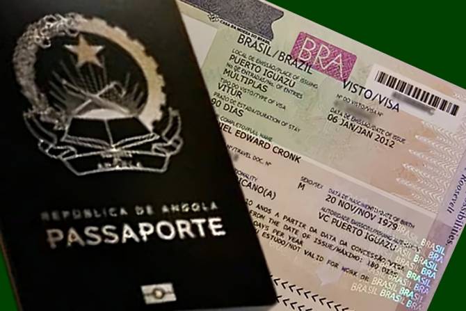 Brasil alarga para cinco anos validade de vistos para cidadãos angolanos
