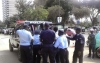 Polícia reprime protesto de ex-trabalhadores da Casa de Segurança do PR - organização