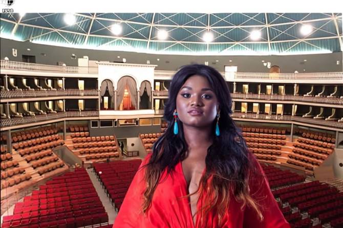 Cantora angolana Edmázia Mayembe estreia-se em Portugal no Coliseu dos Recreios