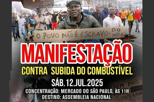 Ativistas angolanos convocam marcha contra subida do combustível e dos transportes