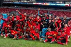 Angola vence África do Sul por 3-0 e conquista Taça COSAFA