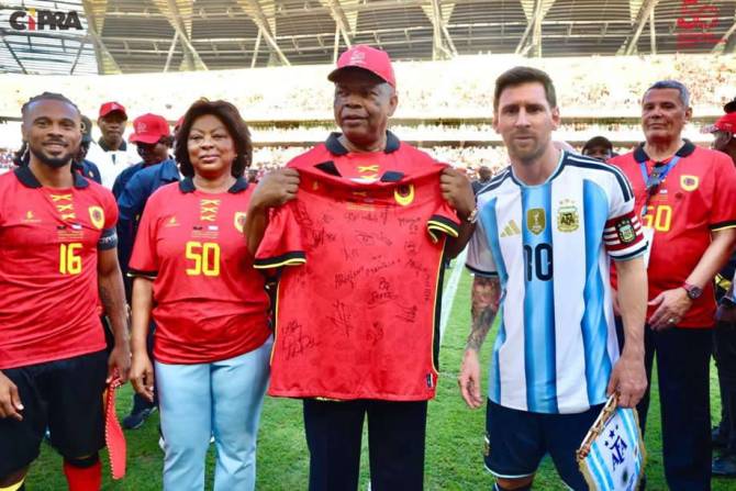 Governo angolano diz que gastou 500 mil euros no jogo particular com a Argentina
