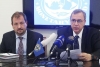O representante do Fundo Monetário Internacional (FMI), Ricardo Velloso (à direita)