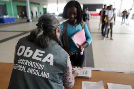Eleições 2022: Organizações do Observatório Eleitoral Angolano entregam pedido de observador