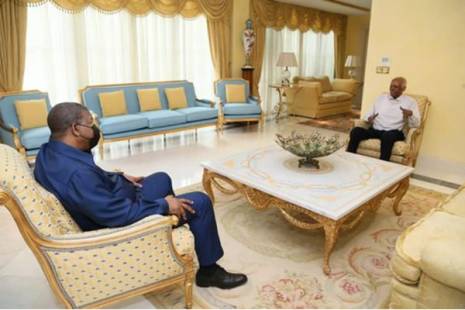 João Lourenço fez visita de cortesia ao ex-Presidente José Eduardo dos Santos